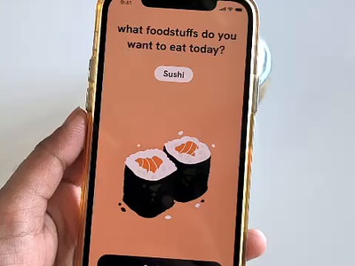 Mobile app - Splash screen Animation animation design food app minimal mobile animation mobile app motion graphics ui uiux user interface