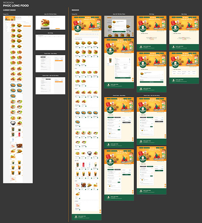 Redesign Web Phúc Long Food figma redesign ui uiux design web design