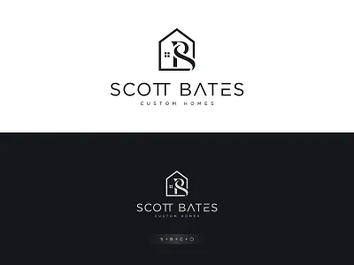 SBC logo, Logo design for Scott Bates Custom Homes brand identity design branding design home logo house logo icon logo logo design logo designer logo mark logos minimal minimalist real estate real estate logo sb house logo sb initial sb logo sb wordmark sophisticated