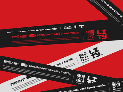 Lity brand branding design electronics gadgets logo monogram red wordmark