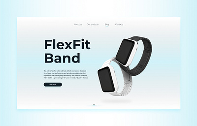 FlexFit Band branding graphic design typography ui ui deisgn