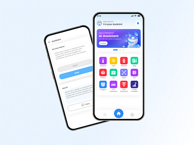 AI Chatbot App UIUX by Netro Creative for Netro UX/UI on Dribbble