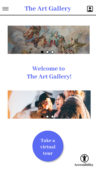 The Art Gallery App app design art gallery art gallery app art gallery design design ios design mobile app mobile app design product design ui ux ux design