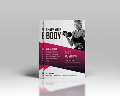 Gym Flyer Design banner design fitness graphic design gym workout