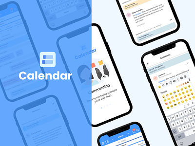 Calendar App: Commenting chat commenting ios design mobile product design
