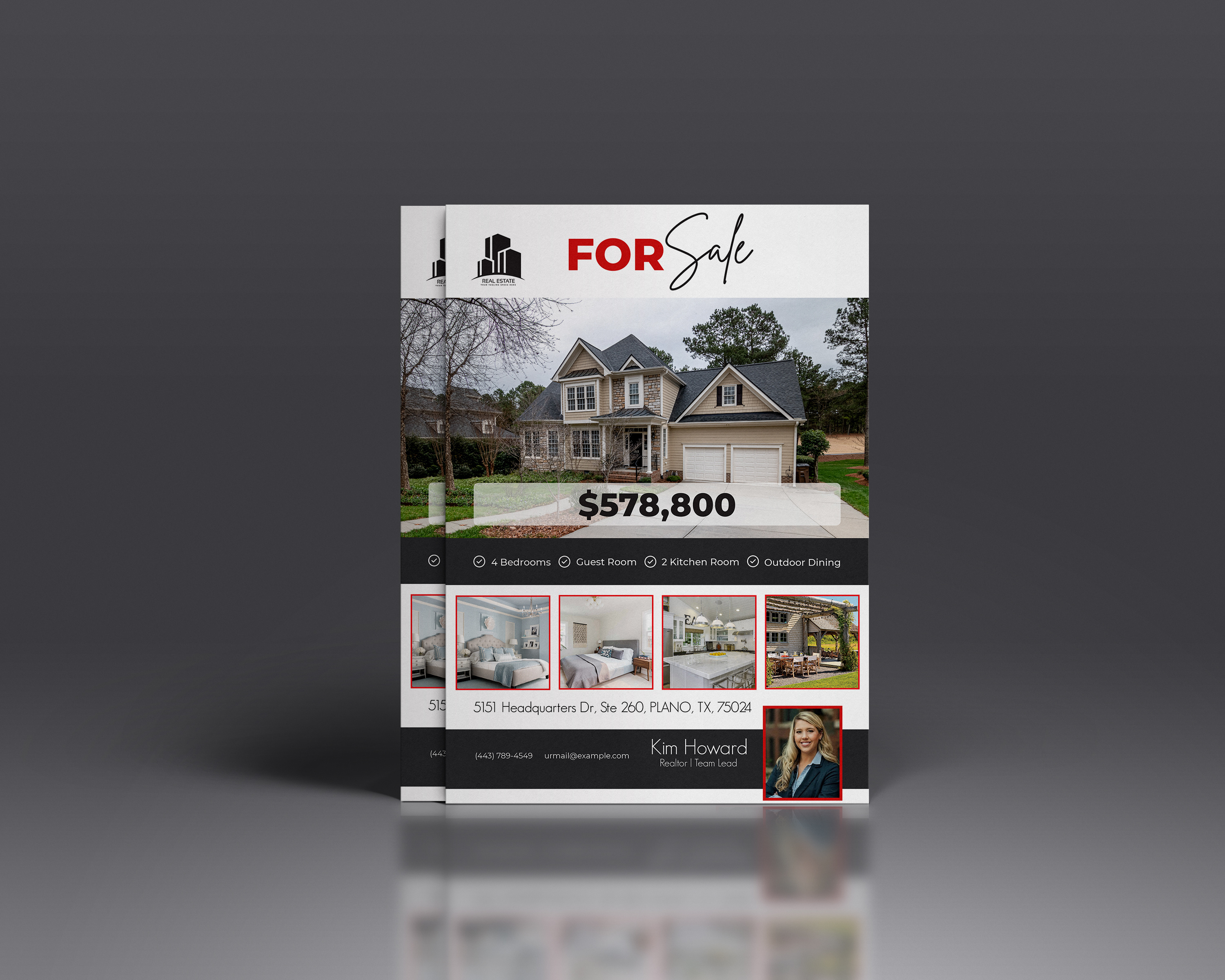 Real Estate Flyer Design ads agent banner branding design graphic design illustration logo pamphlet real estate realtor