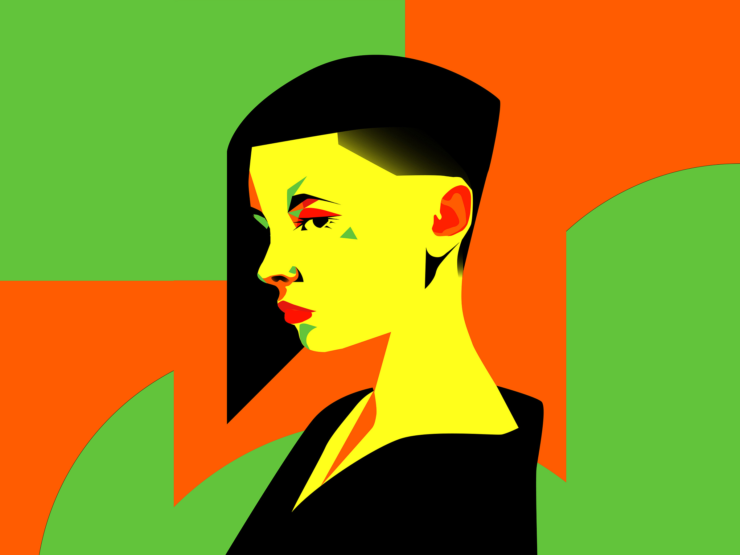 Cyberpunk portrait by Rokas Aleliunas on Dribbble