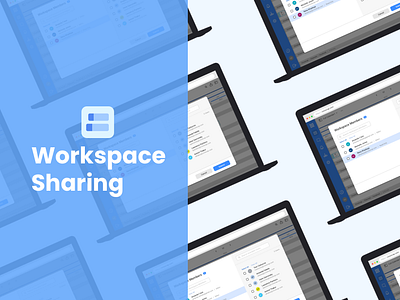 Workspace sharing (web app experience) case study product design web app