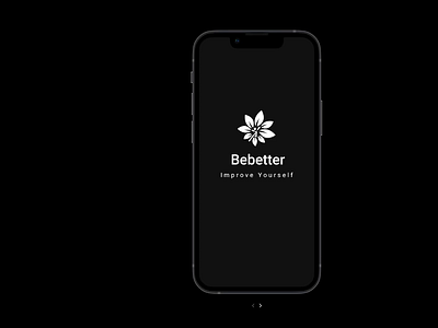 UX/UI CASE STUDY (Be Better Lifestyle App Dark & whiteTheme) lifestyle app ui