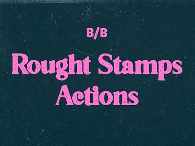 Rought Stamp Actions branding design graphic design water