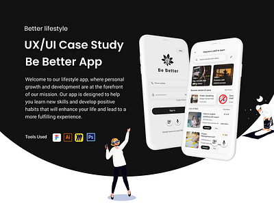UX/UI Case Study Lifestyle App lifestyle app