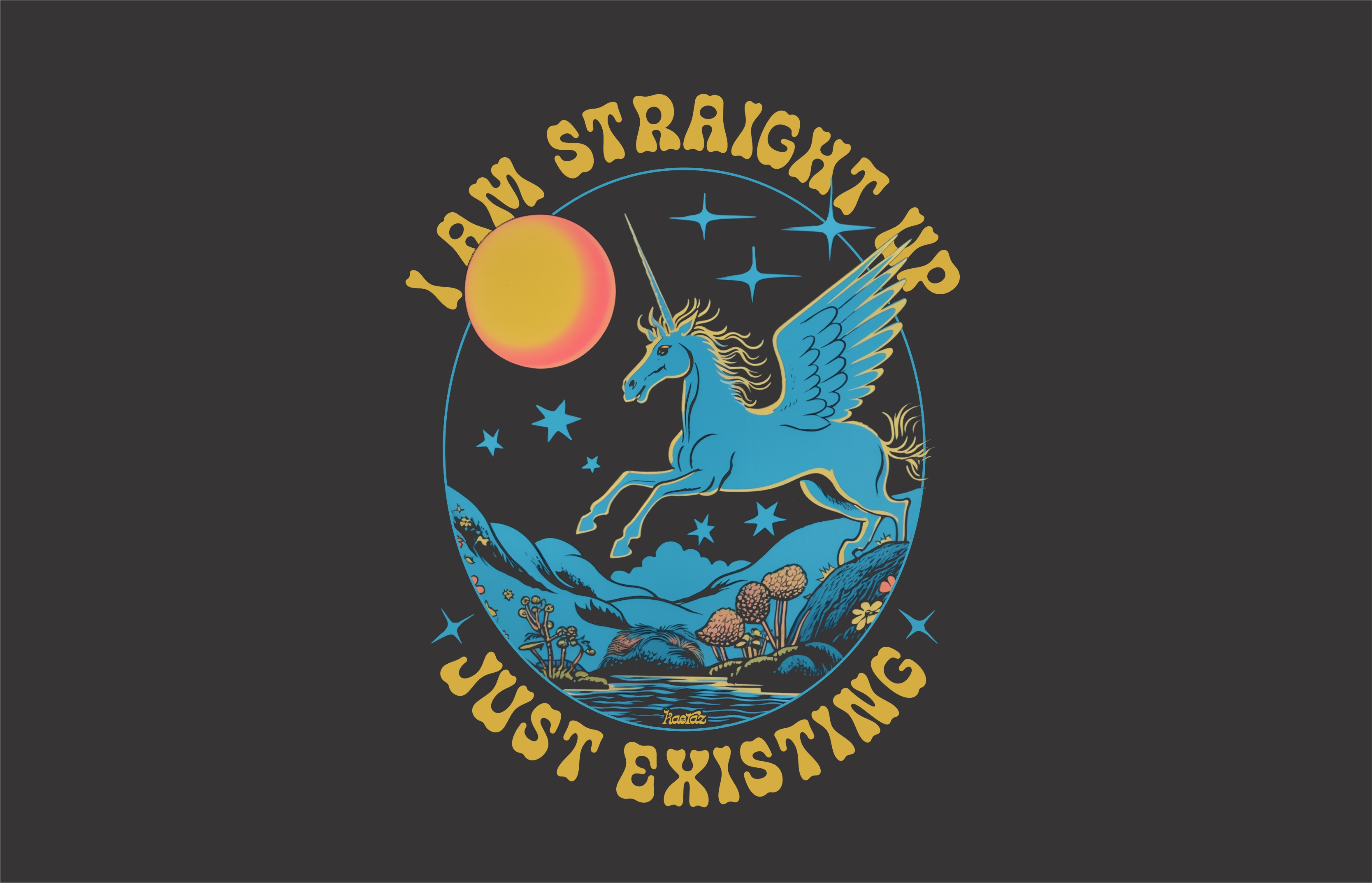 Just Existing design graphic design illustration t shirt typography