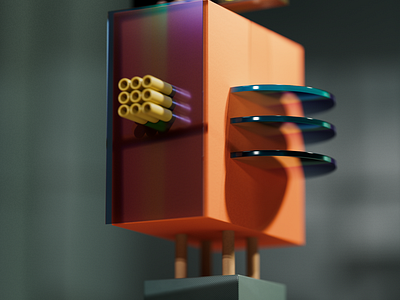 Abstract tech 3d abstract animation c4d cinema 4d design gif gobos lighting motion graphics octane redshift ui