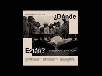 ¿Dónde están? branding design graphic design layout poster trend ui