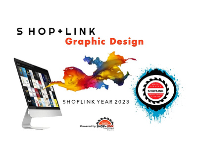 SHOPLINK Graphic Design 3d branding graphic design logo ui