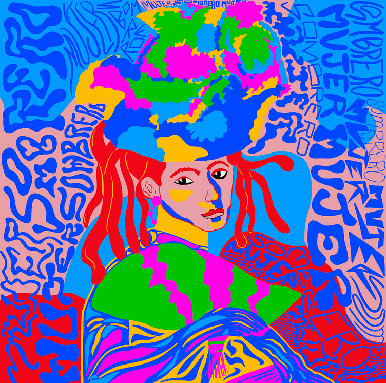Mi versión de “Mujer con sombrero” de Henri Matisse. by Oriana Mata on