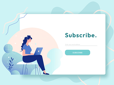 Daily UI 026 : Subscribe daily ui dailyui dailyui026 dailyui26 figma subscribe subscribe ui subscribe ui design ui uiux web design