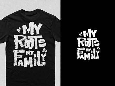 "My Roots"/ Black T calligraphy hiphop lettering merch skate society6 streetwear surf t shirt typography