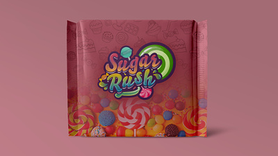 Sugar Rush - Packaging Design branding candy package candylogodesign creative design creativity design illustration logo logodesign packagedesign rahmanshoieb sr sugarrush typography