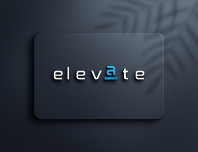 Elevate - Logo Design advertising attractive logos best 5 logos branding conceptual logos creative logo creativity design logo logo mockup logodesign meaningful minimalistic modern rahmanshoieb trending typography