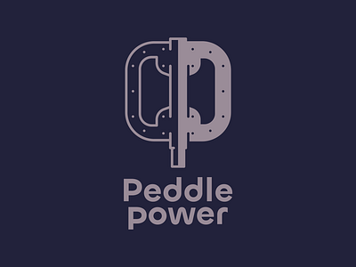 #dailylogochallenge - Bicycle shop - Peddle Power branding design graphic design logo typography vector