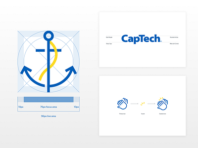 CapTech Iconography Rebrand (1) anchor art direction artboard brand branding core values custom icon design duotone graphic design guidelines icon icon set illustration library logo monoline rebrand symbols vector