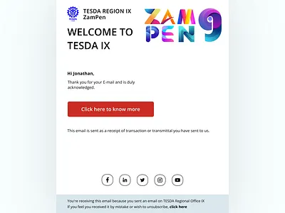 Email design for clients graphic design
