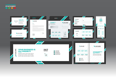 Corporate Stationery Design for any use office stationery stationery
