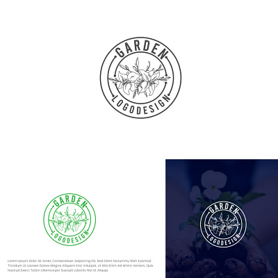 Garden logo design creativelogo crypto gardenlogo gradient logobrand logodaily logodesinger logomark logoroom logosai modernlogo