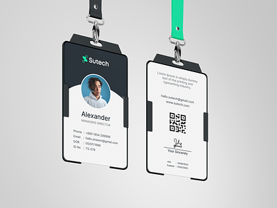 Id Card Design agency branding business business id card design card collateral contact corporate creative design fashion id id card id card design identity design logo mockup nid card official simple
