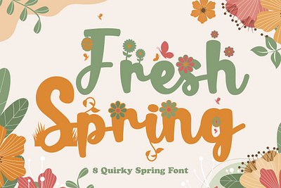 Free Quirky Spring Font - Fresh Spring comic font