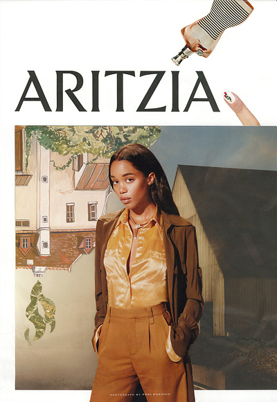 Aritzia Collage collage mixed media motion graphics