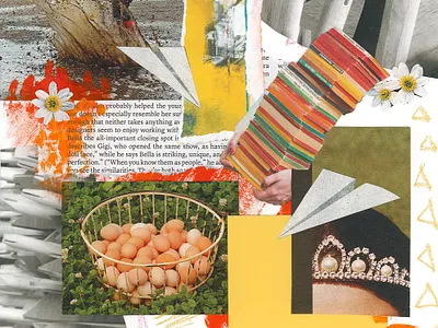 Changes 3: Palindromes Collage collage graphic design mixed media