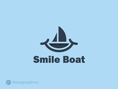 Smile Boat logo design artwork boatlogo branding combination design graphic design happylogo logo logodesign minimalist logo modern logo simplelogo smilelogo vector