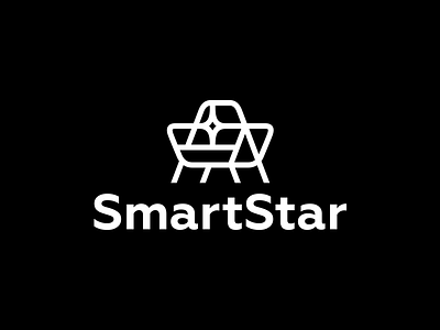SmartStar armchair chair furniture logo logotype minimalism smart sofa star