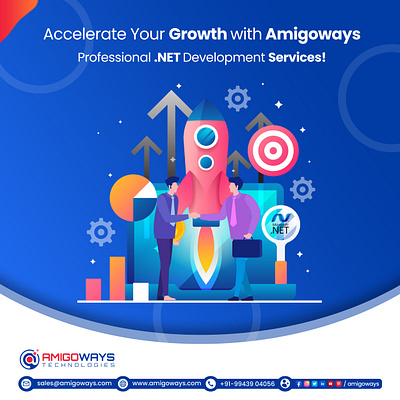 Accelerate Your Growth with Amigoways Professional .NET amigoways amigowaysappdevelopers amigowaysteam branding