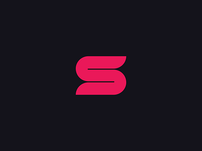 S Lettering icon lettering logo minimalist