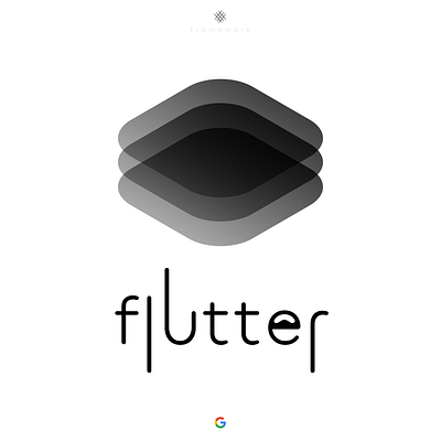 Flutter branding development flutter google graphic design logo ui