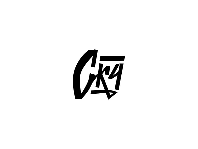 Ck4 clothing lettering logo