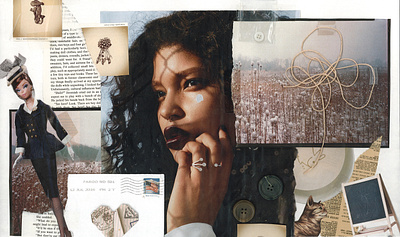 The Heart of Fargo Collage collage mixed media