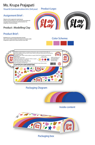 Clay Packaging branding graphic design logo