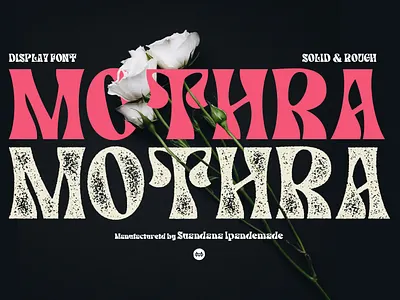 MOTHRA - Display Font display font goodtype opentype retrofont typography uniquefont