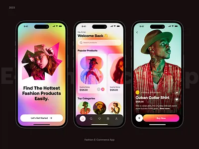 Fashion e-commerce Shopping Mobile App branding cart ecommerce ios mobile app mobile ui online shop products retail shopping shopping app trendy typography ui ux