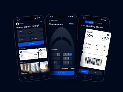 Flight Tickets Booking Mobile App air air ticket air tickets airplane airplane tickets airport boarding booking booking app flight flight app flights app online booking pass plane ticket ticket app ticket application ticket booking tickets app