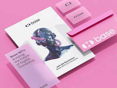 Base - Brand visual identity for the NFT marketplace blockchain brand identity branding branding design business card clean graphic design logo logo design marketing assets merch design nft nft marketplace visual identity