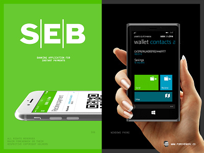 SEB Payline — Banking Application for Instant Payments app app design application banking design fintech flow ios mobile mobile app design mobile banking payments retro seb ui ui design ui ux ux windows windows phone