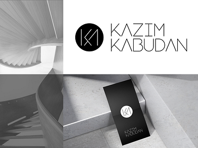 Logo Design for Kazem Kabudan 2d 2d logo architecture brand branding creative design digital digital art graphic design icon identity branding illustration lettermark logo logo design minimal modern