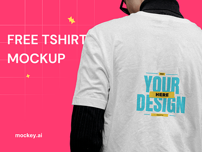 Free Back T-shirt mockup free mockup freebie freebies mockup mockups