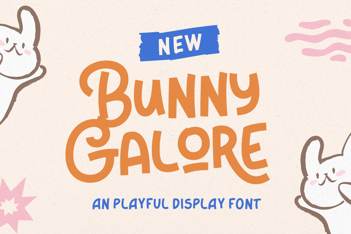 Bunny Galore - Playful Display freebies witty