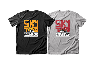 Sky top aero T shirt Design 2024 banner christmas clothing design graphic design illustration logo t shirt design typography ui